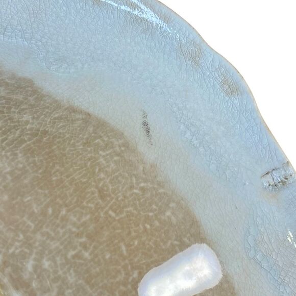 Vintage Porcelain Serving Bowl Stamped Sterling China Grape Pattern Fruit Bowl - Picture 7 of 8